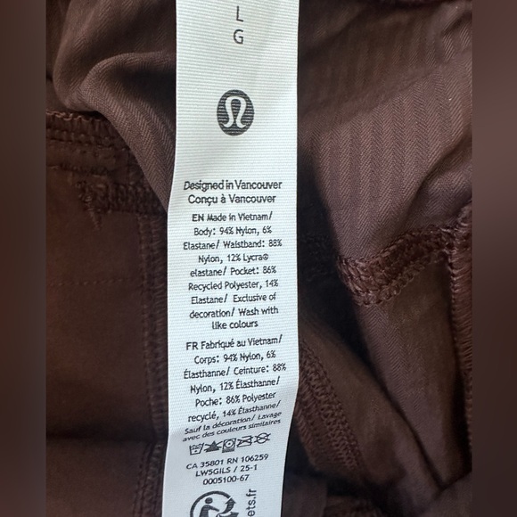 NWT Lululemon Dance Studio Relaxed-Fit Mid-Rise Cargo Pant in Lava Cake - Picture 15 of 15